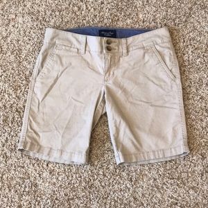 American eagle outfitters khaki Bermuda shorts